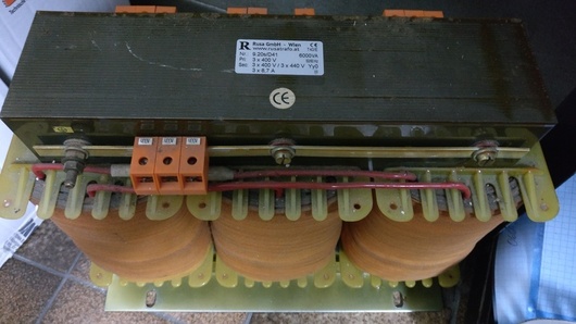 Dreiphasentrafo 6000VA 9.20s/D41
