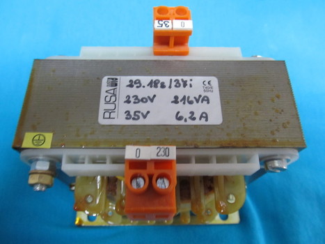 Einphasentrafo 216VA 29.18s/37i