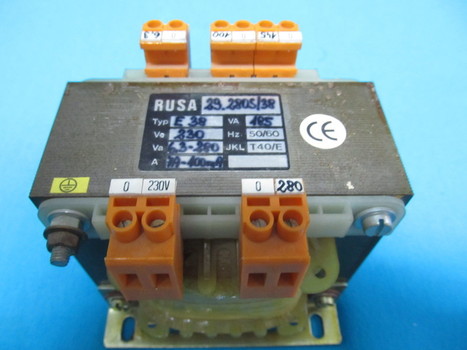 VERKAUFT - Einphasentrafo 185VA 29.280S/38