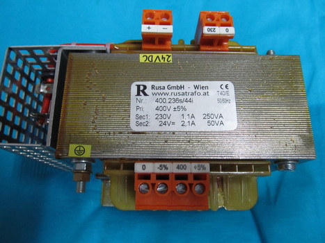 Einphasentrafo mit Gleichrichter 300VA 400.236s/44i