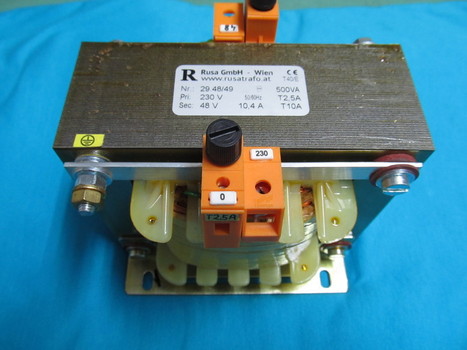 Einphasentrafo 500VA 29.48/49