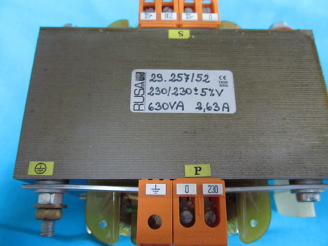Einphasentrafo 630VA 29.257/52